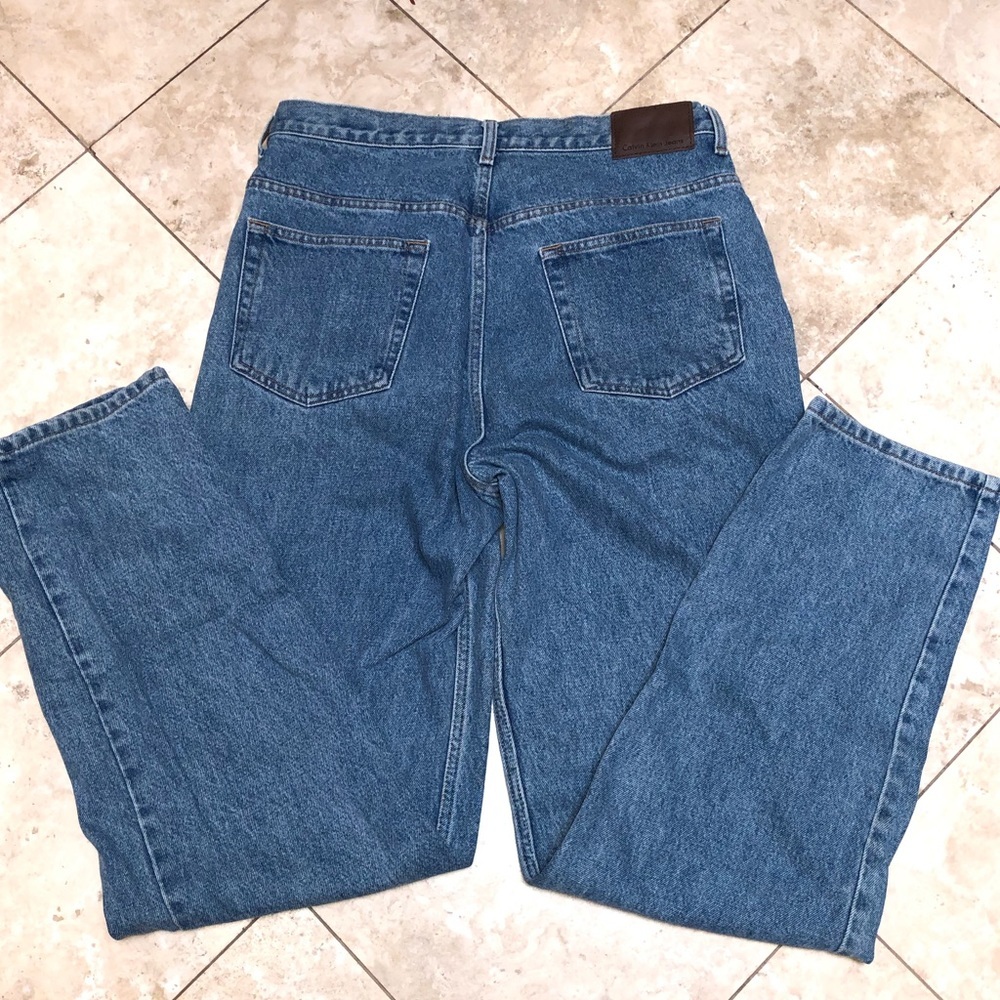 CALVIN KLEIN EASY FIT BLUE JEANS W34 - Picture 3 of 14